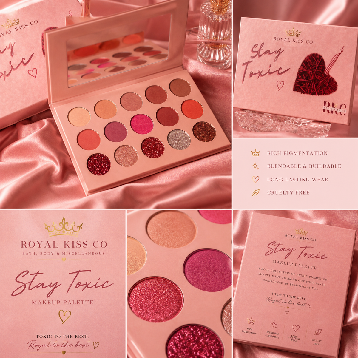 Stay Toxic Eyeshadow Palette — Valentine’s Edition
