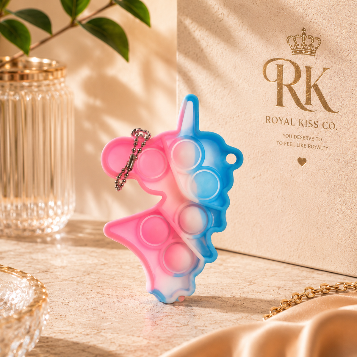 Royal Pop-It Keychain