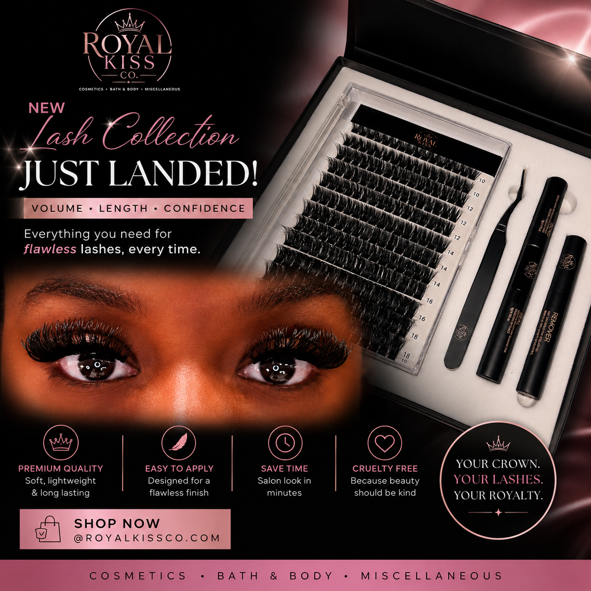 Royal Kiss DIY Lash Extension Kits