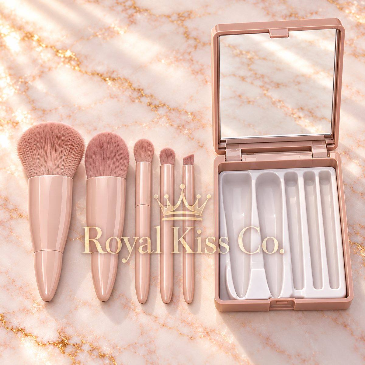 Crown & Go 5-Piece Makeup Brush Set